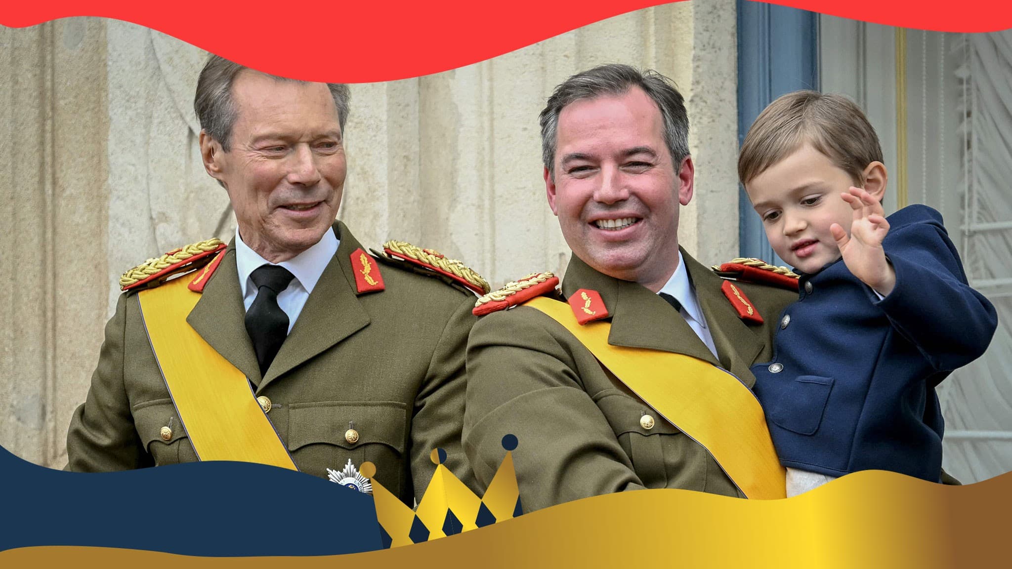 Luxembourgs hertig Henri och hertig Guillaume