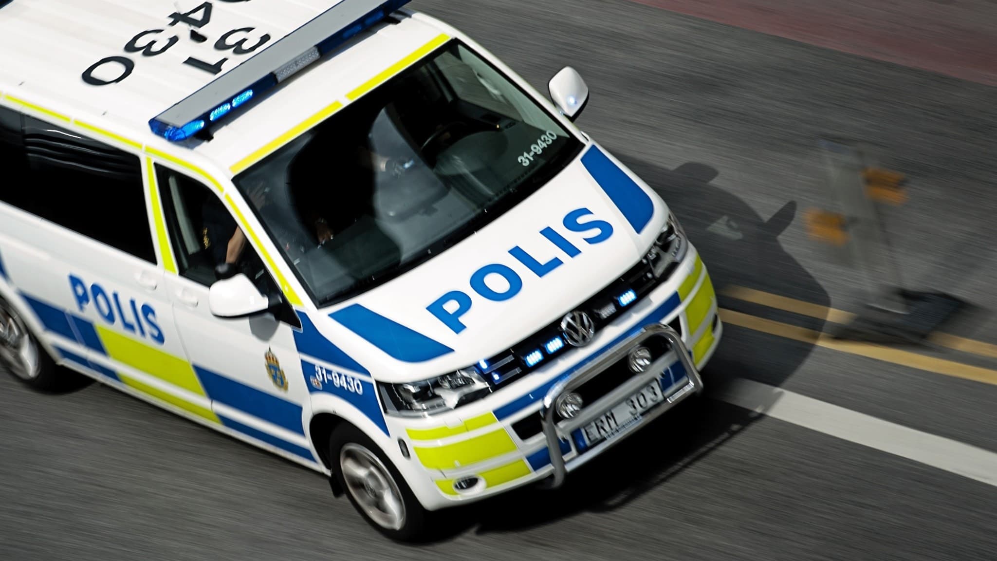 polisbil, polisjakt, polis