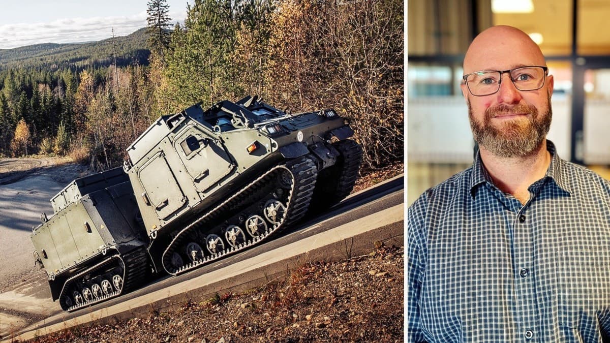 En bandvagn och bild på Johan Hedenborg