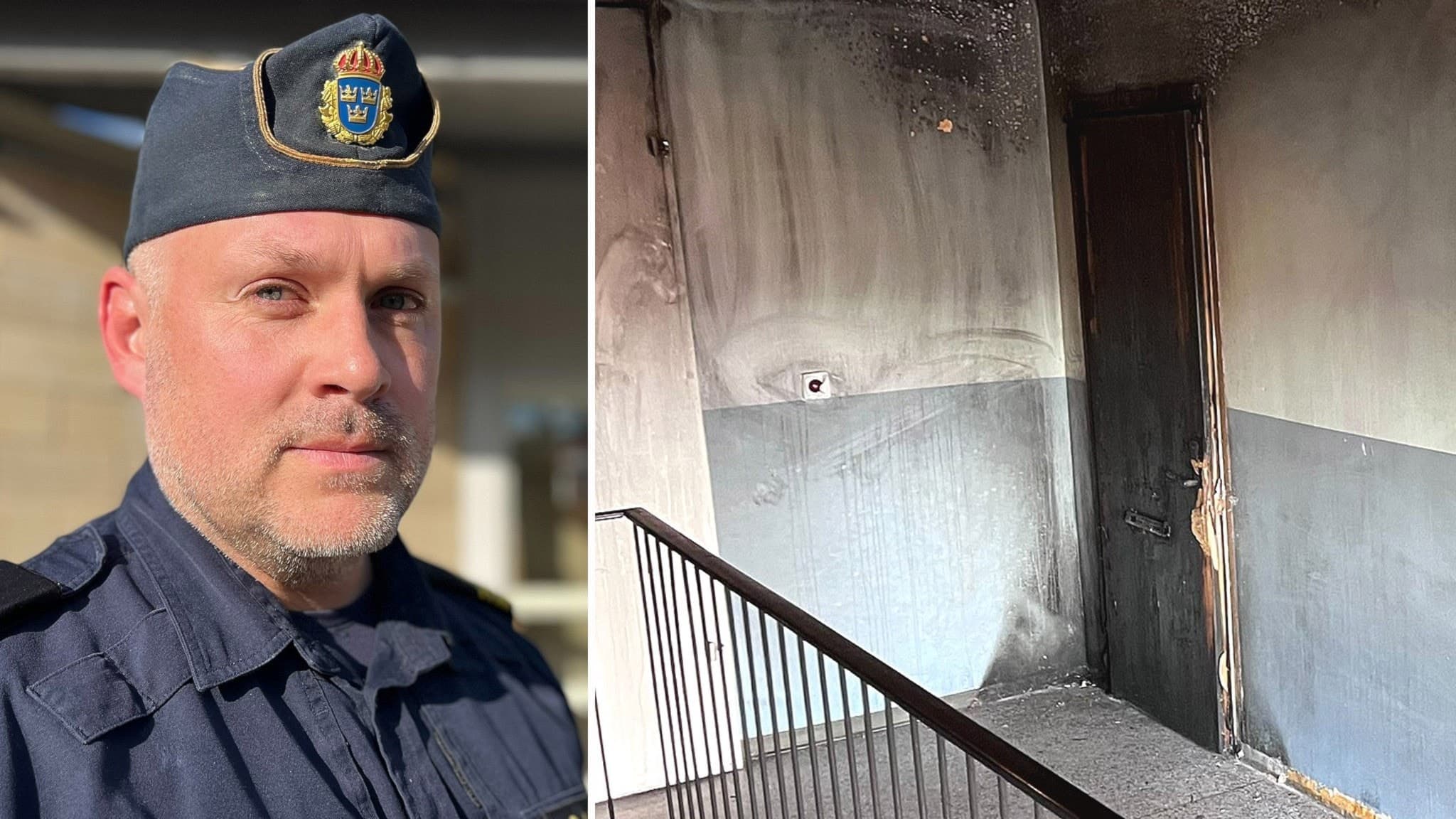 På kort tid har flera misstänkt anlagda bränder inträffat i Finspång. Polisen Magnus Håkansson är gruppchef där.