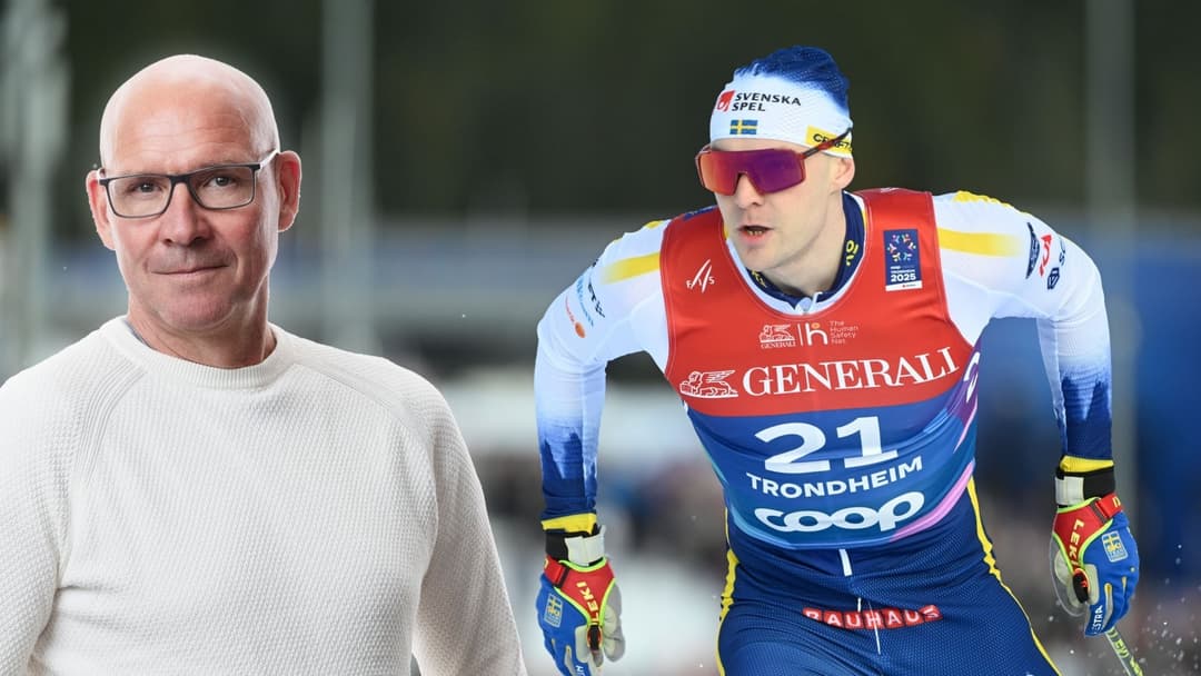 TRONDHEIM, NORGE 20250227 Sveriges Marcus Grate under kvalifikation sprint herrar under skid-VM 2025 i Trondheim. Foto: Fredrik Sandberg / TT 