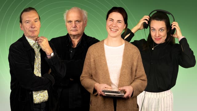 Erik Risberg, Göran Greider, Karin Birgersson och Emmy Lindström