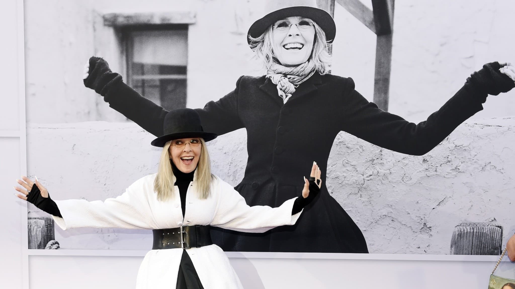 Diane Keaton prisas vid galan AFI Life Achievement Award 2017.