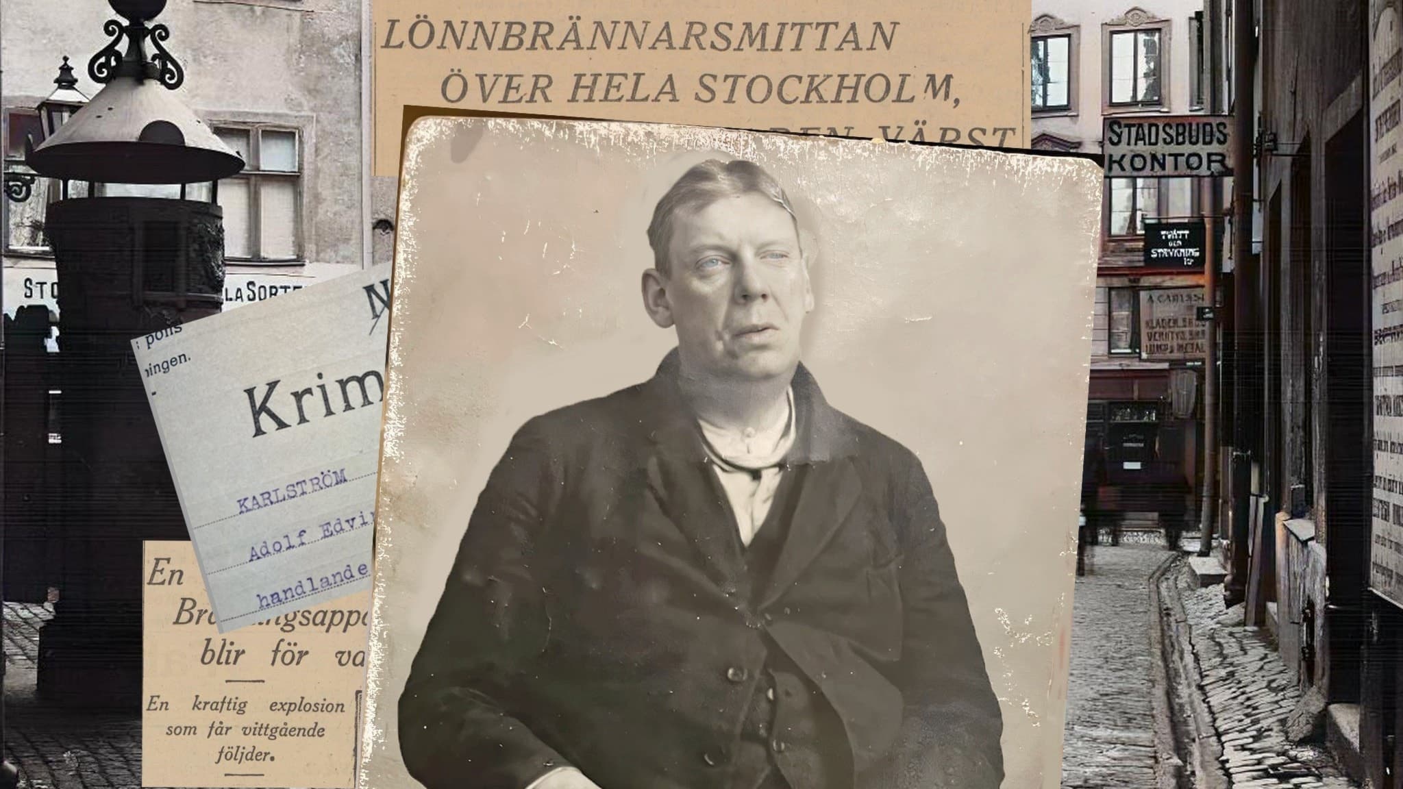 Stor-kevan med artiklar om lönnbrännarsmittan i Stockholm 