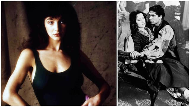 Kate Bush sjöng om det tragiska kärleksförhållandet som Merle Oberon och Laurence Olivier gestaltade i filmen Wuthering Heights från 1939. 