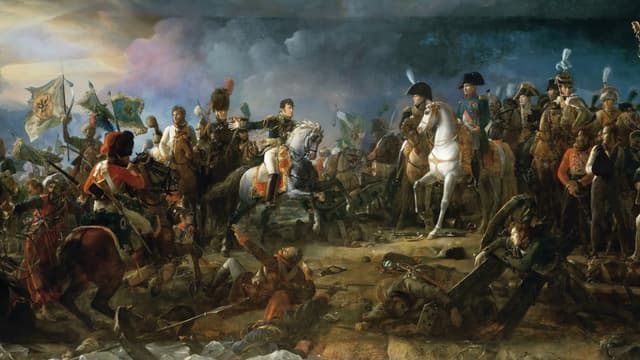 François Gérards skildring av slaget vid Austerlitz 1805.