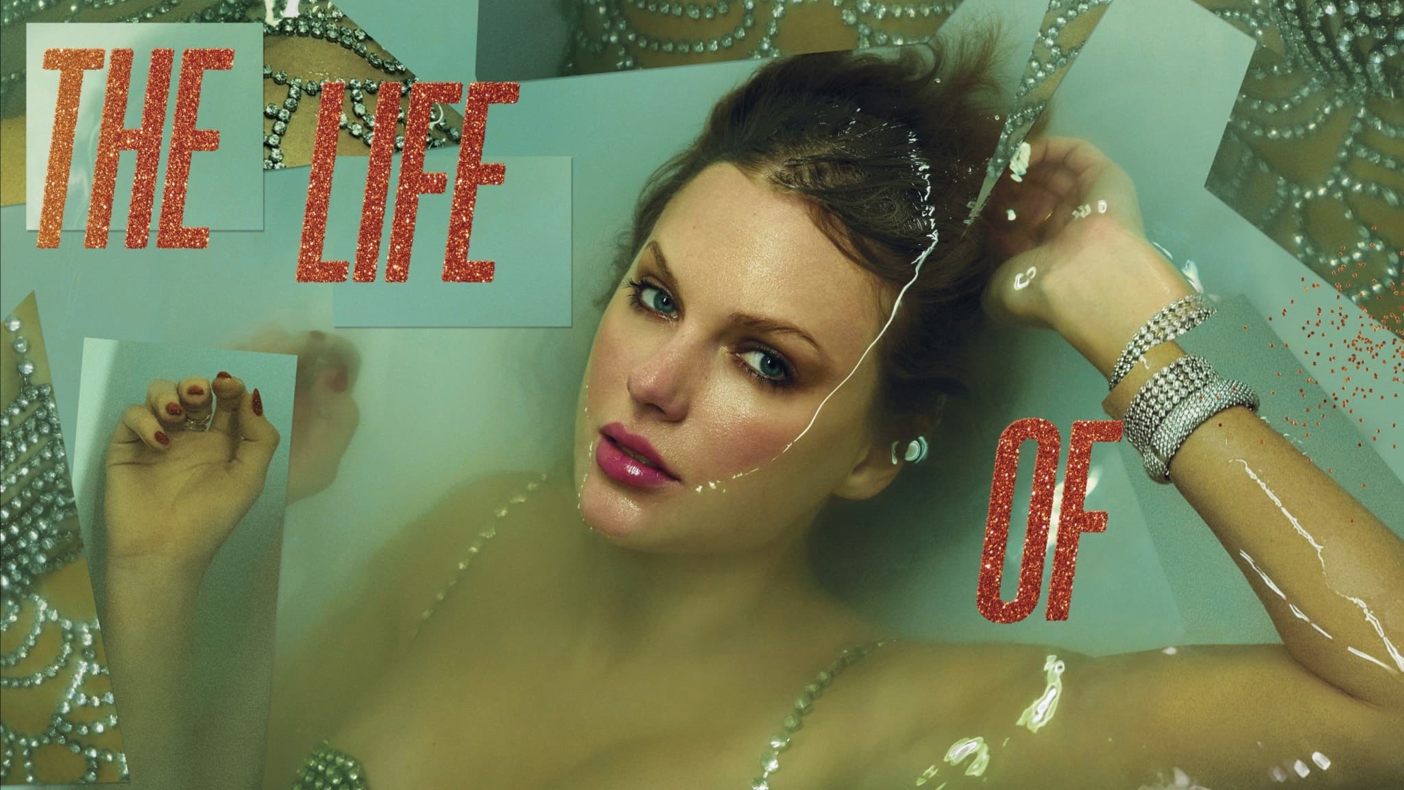 Omslaget till Taylor Swifts album ”The life of a showgirl”.