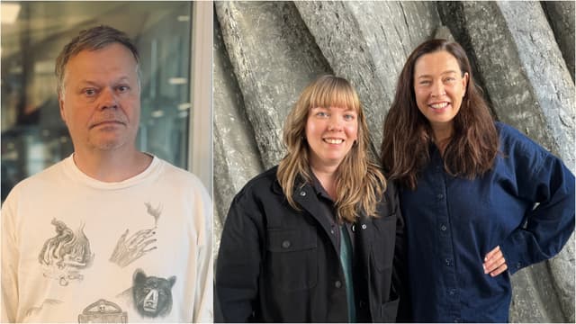 Poeterna Fredrik Nyberg och Jenny Wrangborg samtalar med Marie Lundström om sina nya diktsamlingar och om Rum för poesi på Bokmässan.