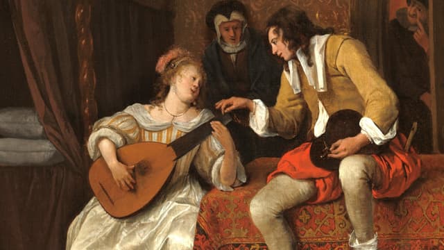 Ascagnes and Lucelle (The Music Lesson), 1667