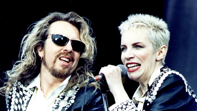 Dave Stewart och Annie Lennox i Eurythmics