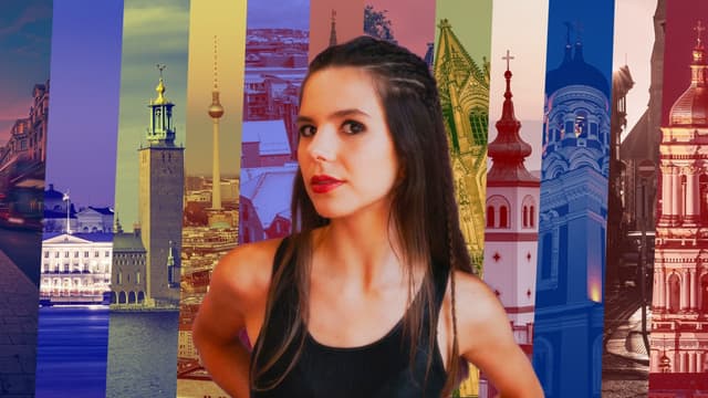 Amber Broos, DJ och programledare för Studio Brussels
