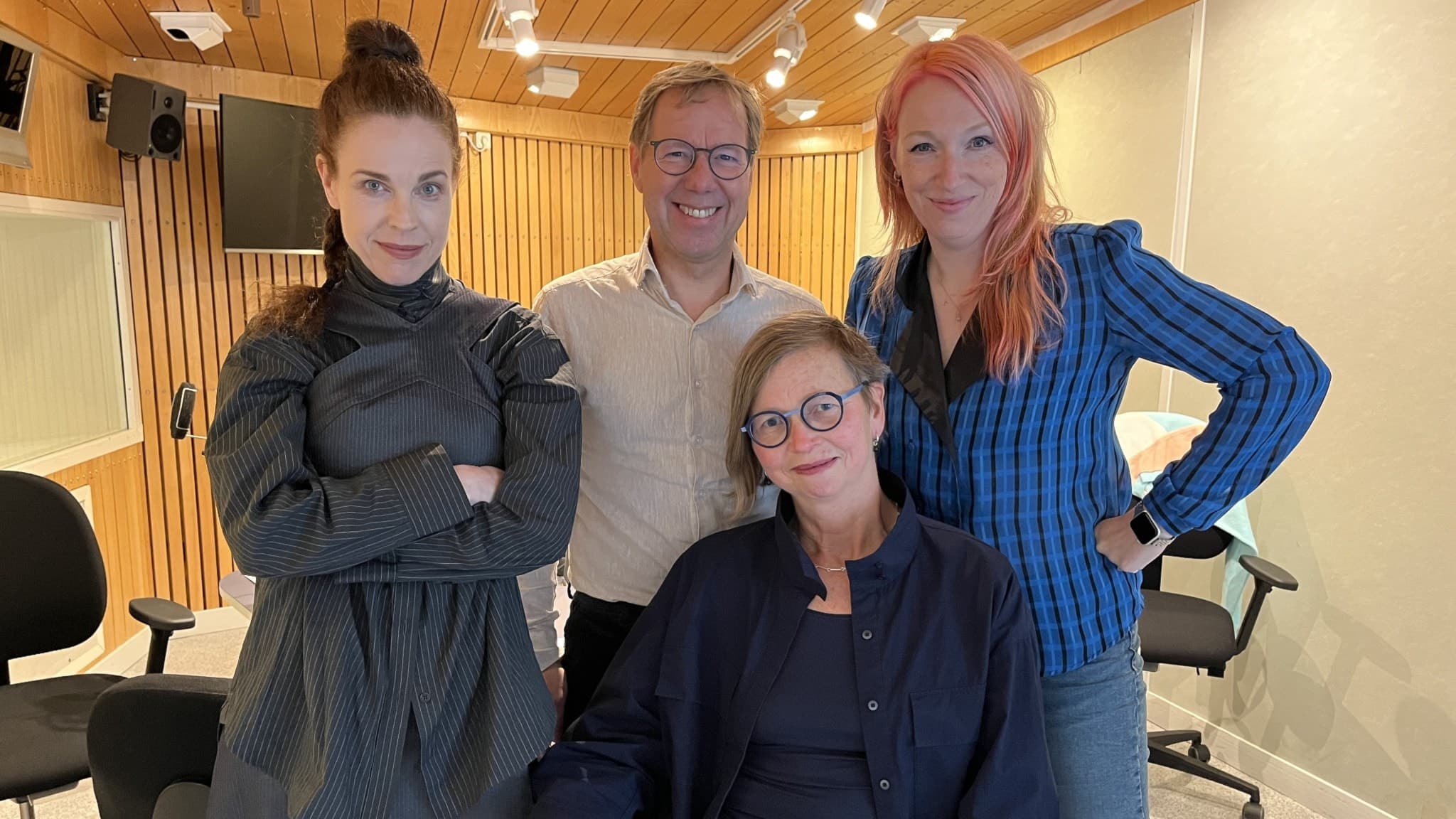Jessika Gedin, Patrik Hadenius, Maja Aase och Jossan Johansson.