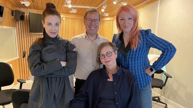 Jessika Gedin, Patrik Hadenius, Maja Aase och Jossan Johansson.