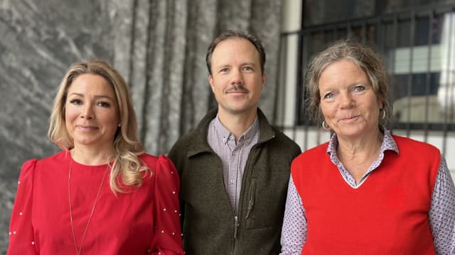 Tina Crafoord, Filip Arnberg och Lena Nordlund. 