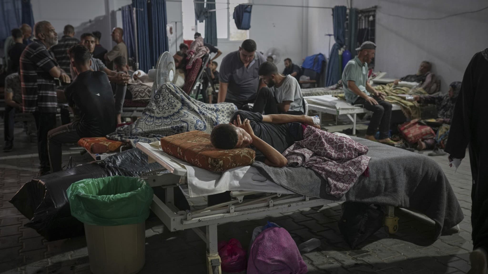 Bild från Shifa sjukhuset i gaza. 