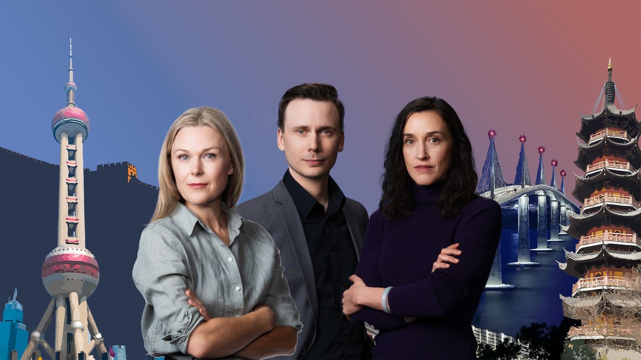 Moa Kärnstrand, Björn Djurberg och Hanna Sahlberg.