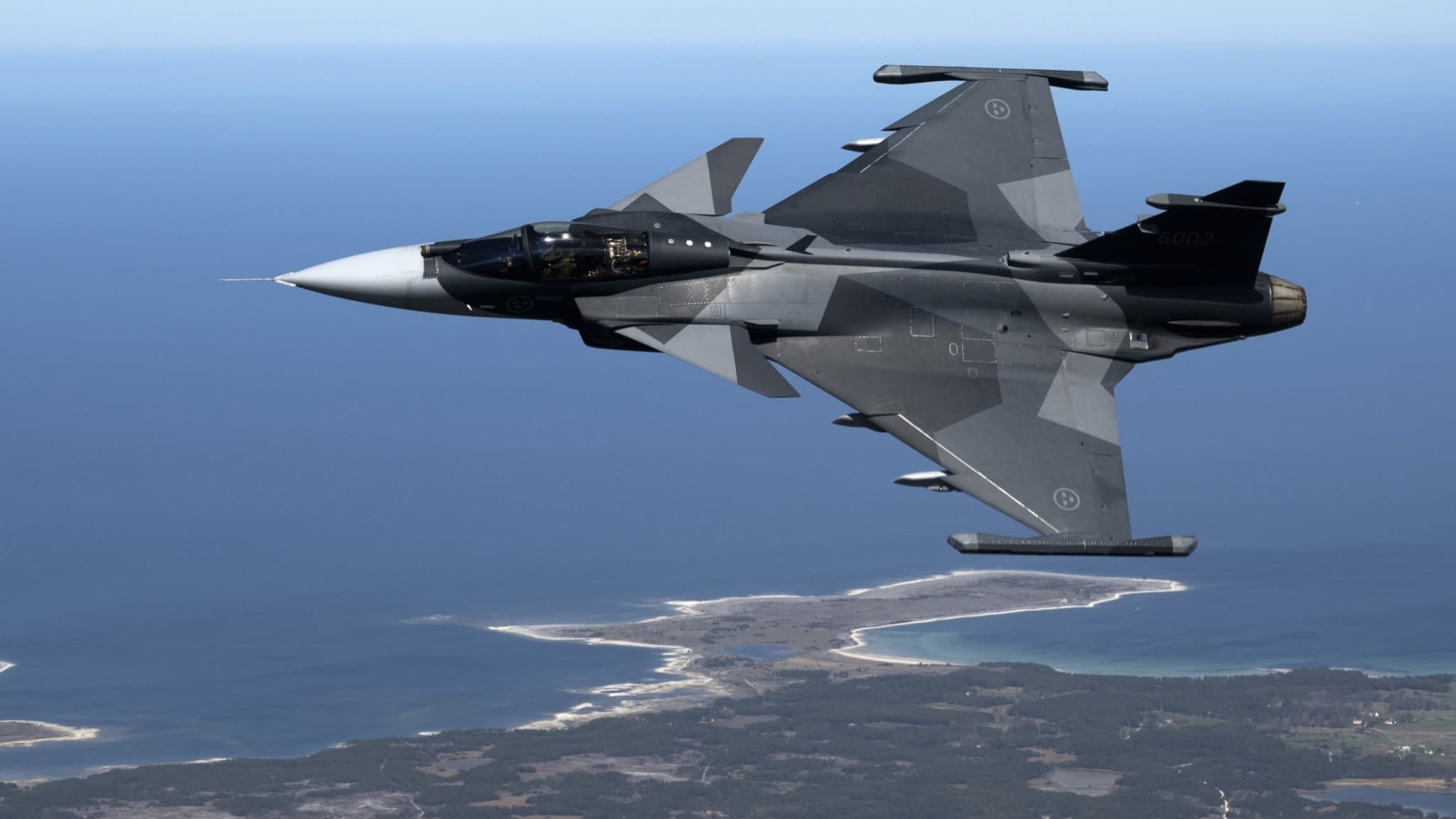 Stridsflygplanet Jas 39 Gripen