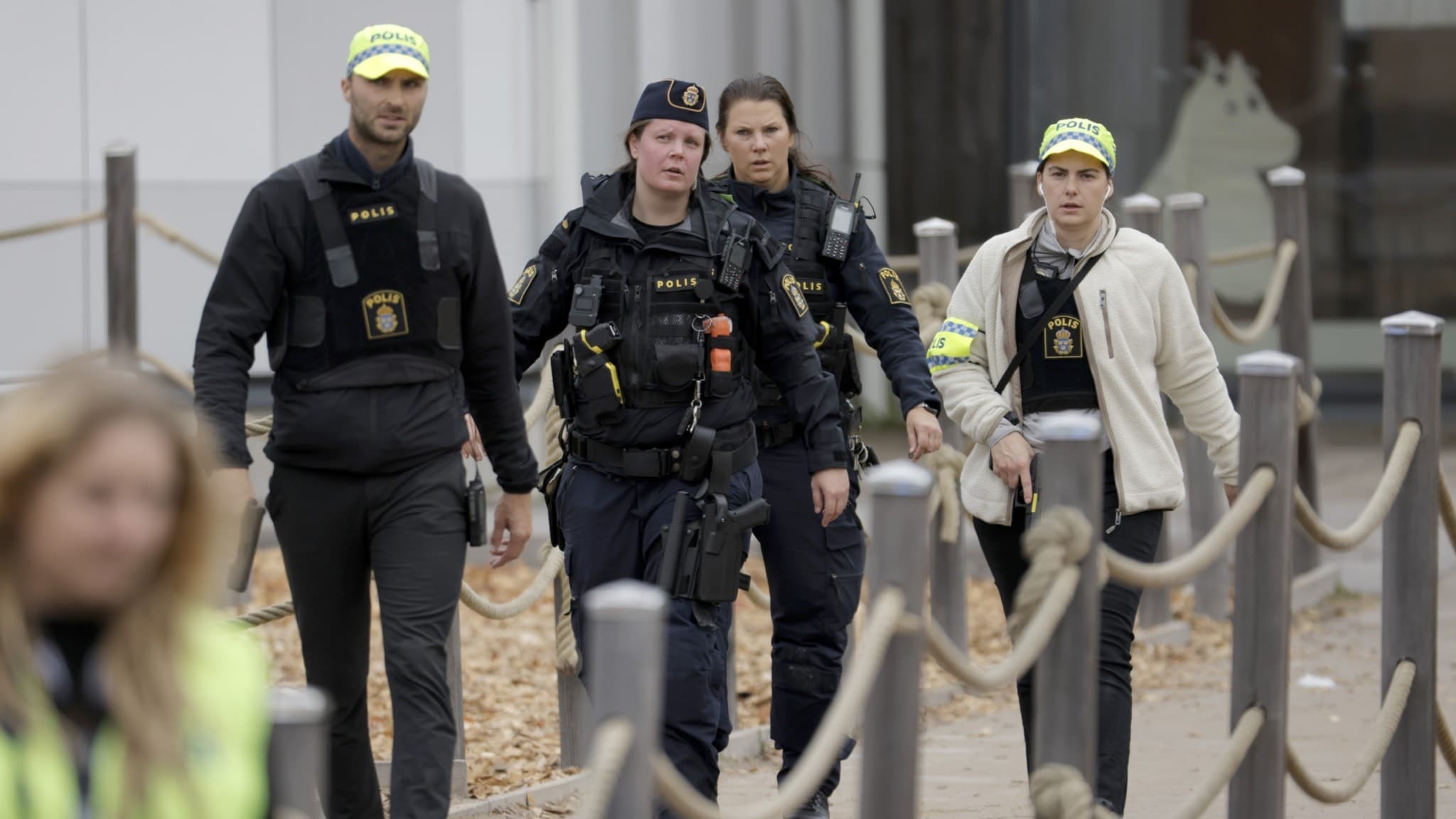 Poliser vid skolor i Lindesberg 