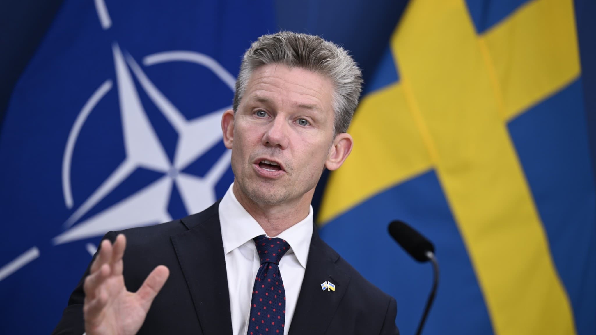 Försvarsminister Pål Jonson (M). 