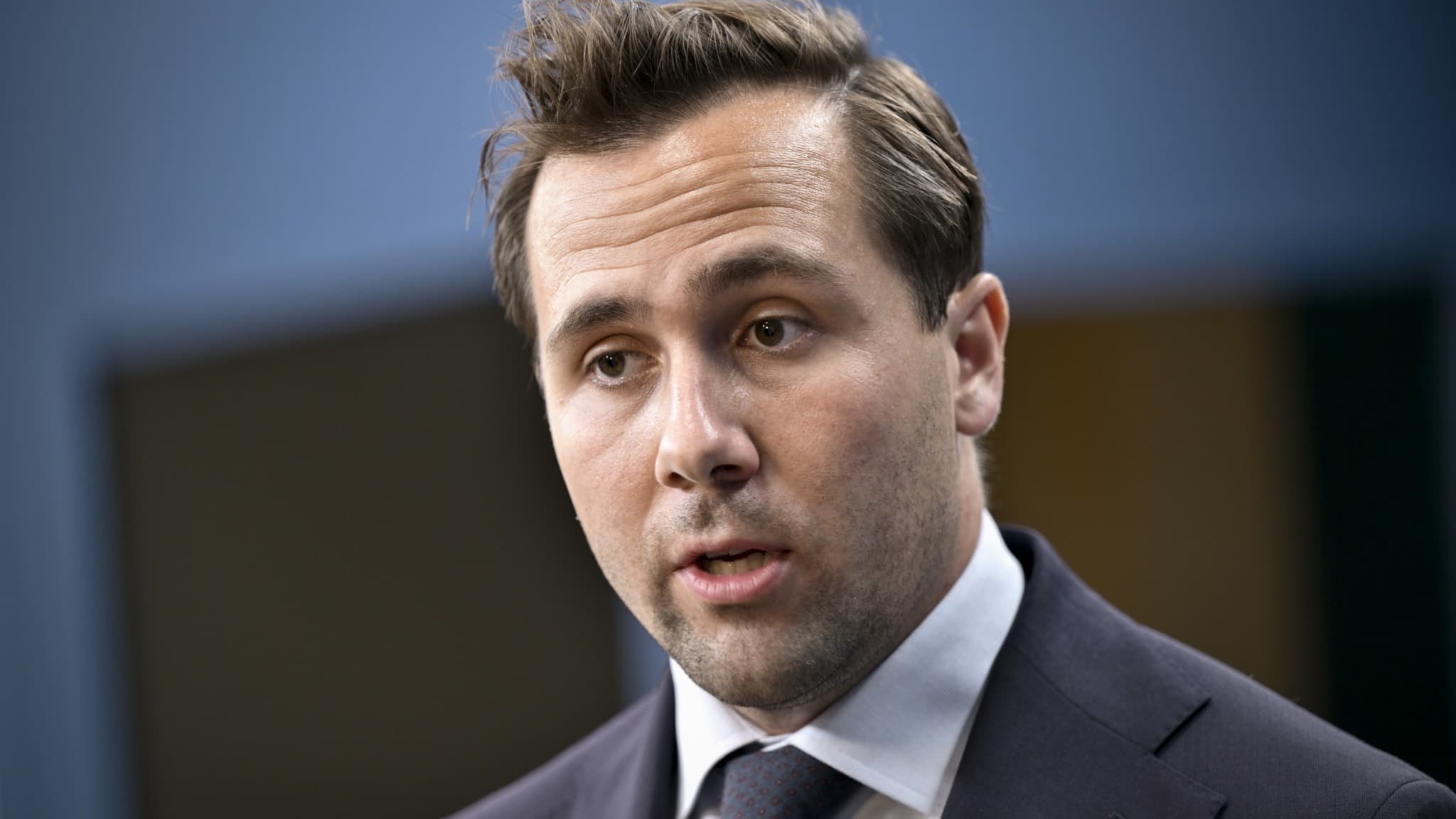 Biståndsminister Benjamin Dousa.