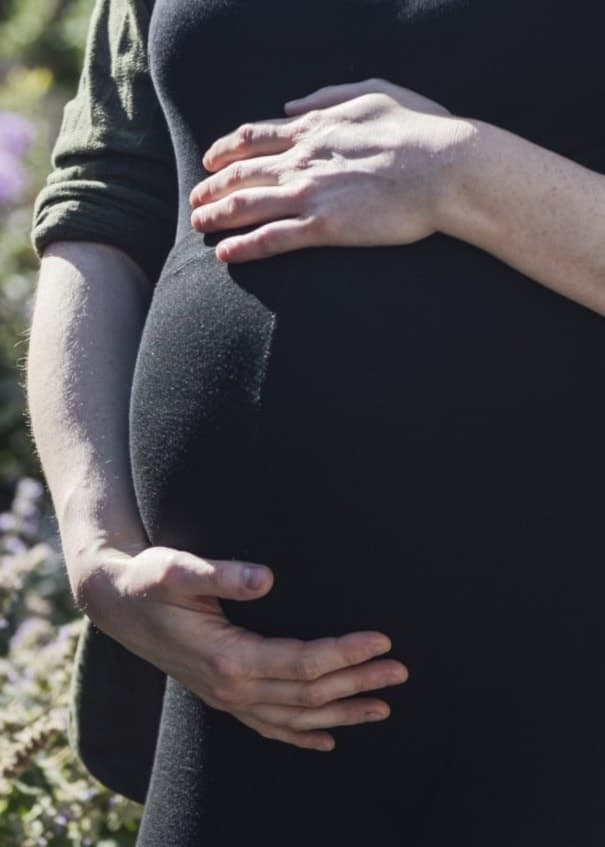 Gravid kvinna.