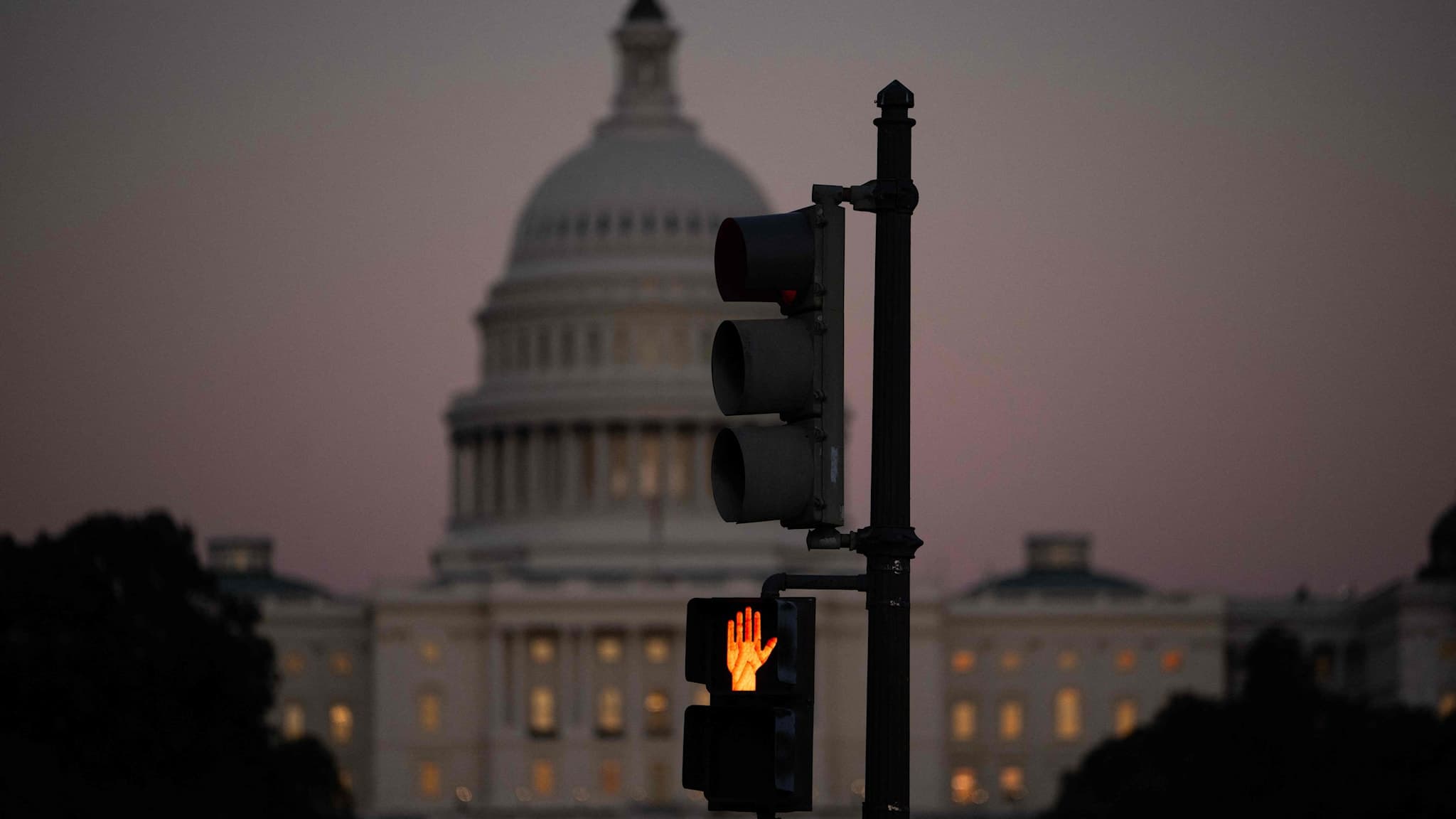 Stoppljus vid USA:s kongress