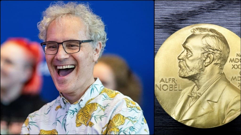 Victor Ambros iklädd vit skjorta med tigrar på