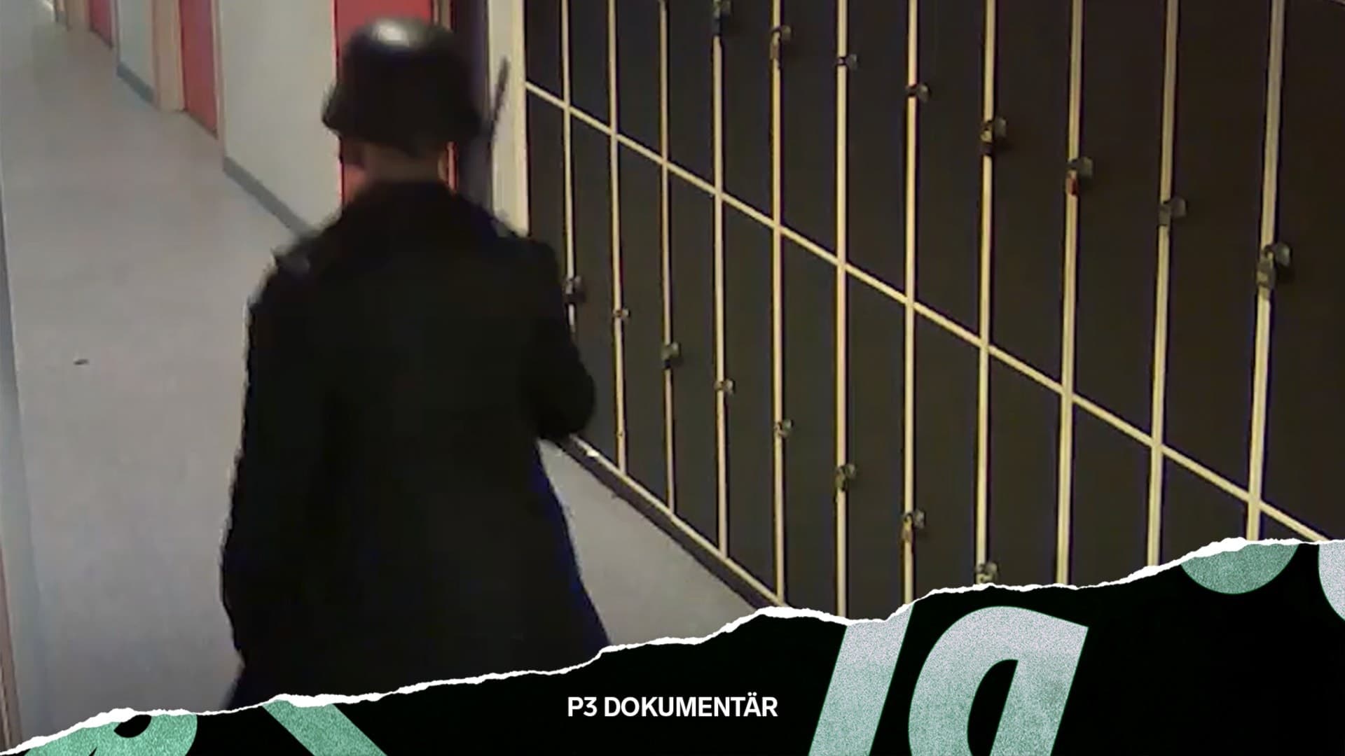 Bild från övervakningskameran på skolan